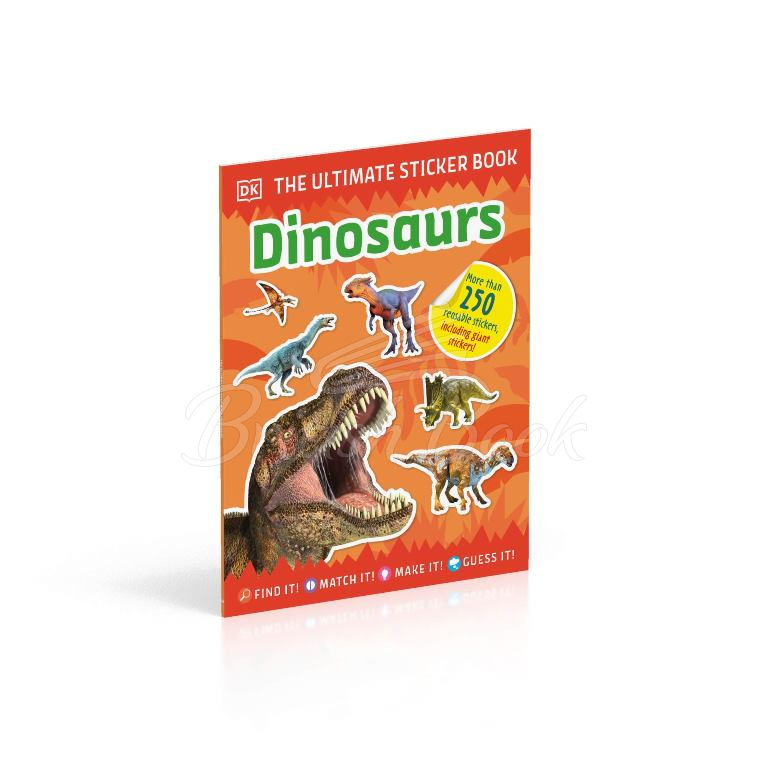 Книга The Ultimate Sticker Book: Dinosaurs зображення 1