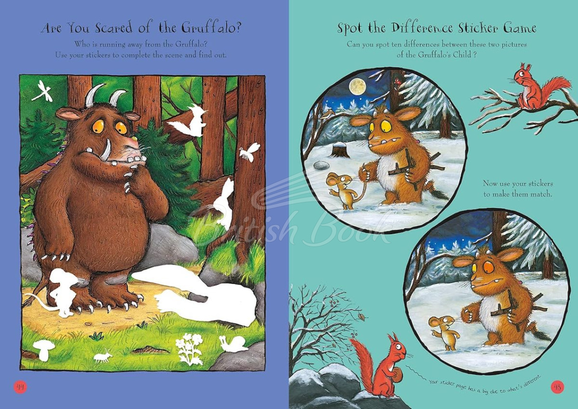Книга The Gruffalo and Friends Festive Super Sticker Book зображення 6