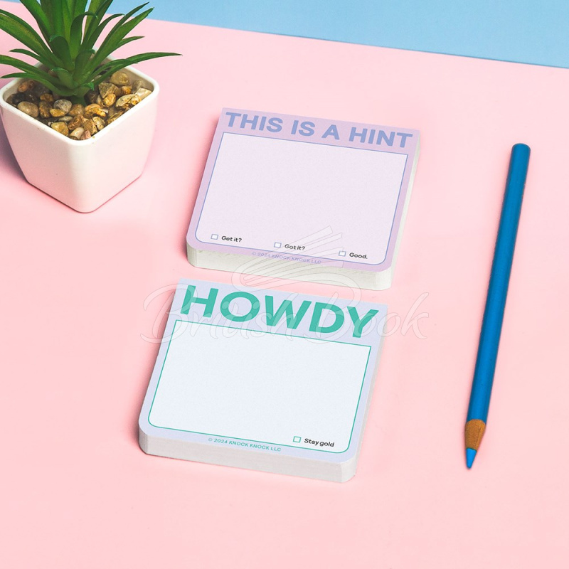 Клейкая бумага для заметок This Is a Hint Sticky Note (Pastel Version) изображение 3