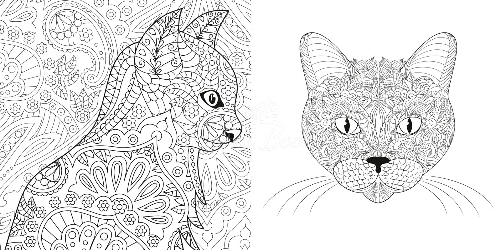 Книга Relaxing Cats Colouring Book зображення 2