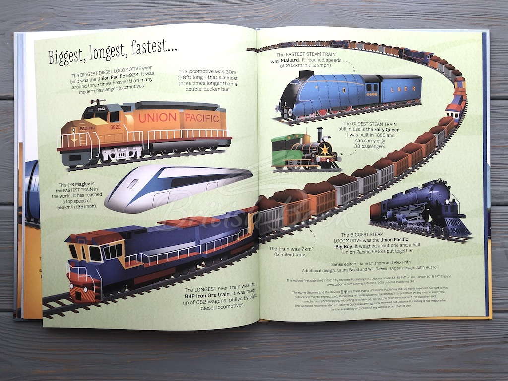 Книга Big Book of Trains изображение 7