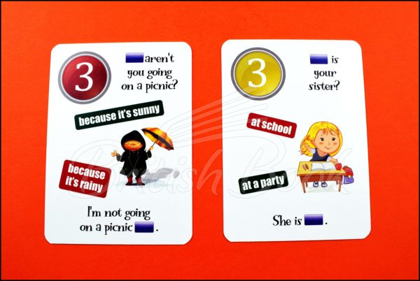 Карточки Fun Card English: Who, When, Where... изображение 7