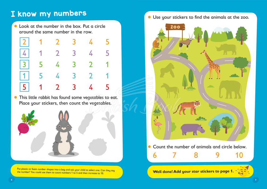 Книга Collins Easy Learning: Starting Preschool Sticker Book (Ages 3-4) изображение 2