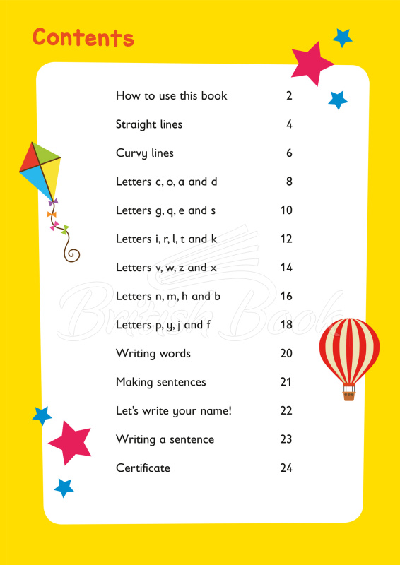 Книга Collins Easy Learning: Ready for School Writing Sticker Book (Ages 4-5) зображення 1