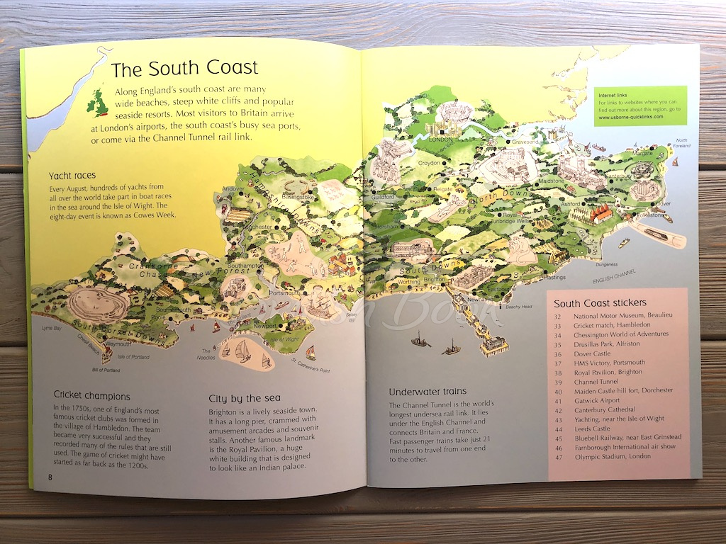 Книга Sticker Atlas of Britain and Northern Ireland изображение 3