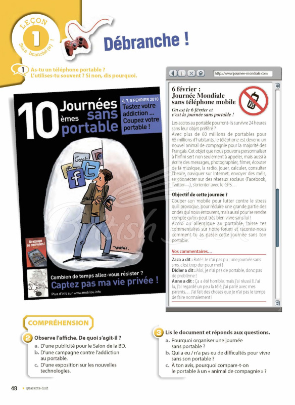 Учебник Adosphère 3 Livre de l'élève avec CD audio изображение 4