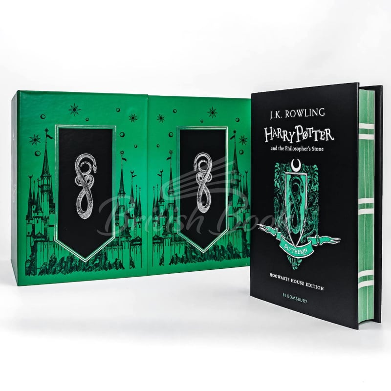 Набор книг Harry Potter House Editions Slytherin Hardback Box Set изображение 5