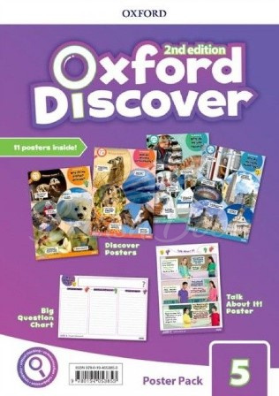 Набір плакатів Oxford Discover Second Edition 5 Poster Pack зображення