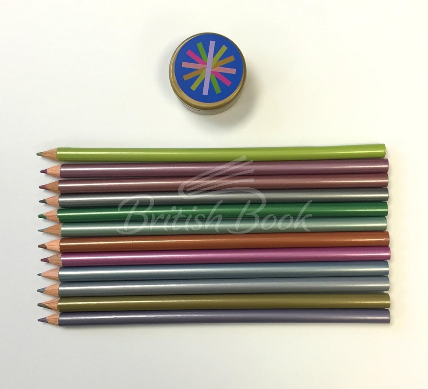 Набір Metallic Colored Pencil Set зображення 3