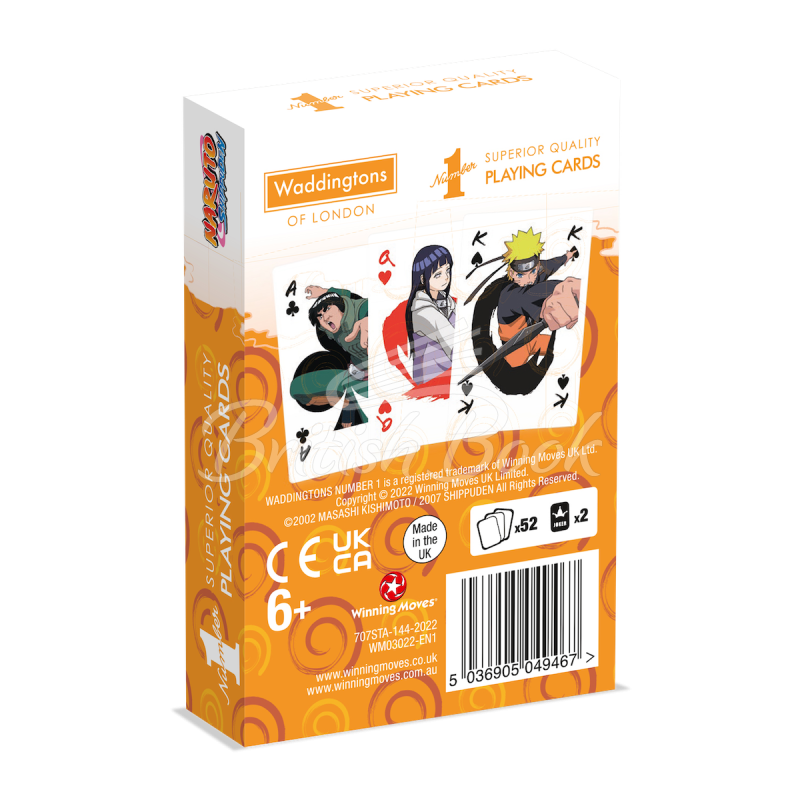 Гральні карти Waddingtons No.1 Playing Cards Naruto зображення 1
