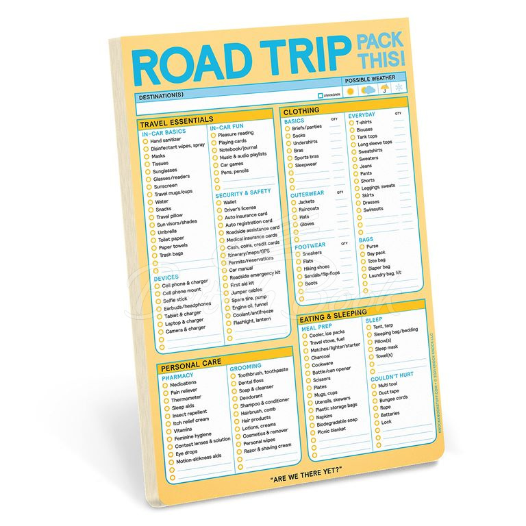 Блокнот Road Trip Classic Pad (Pastel Version) зображення 1