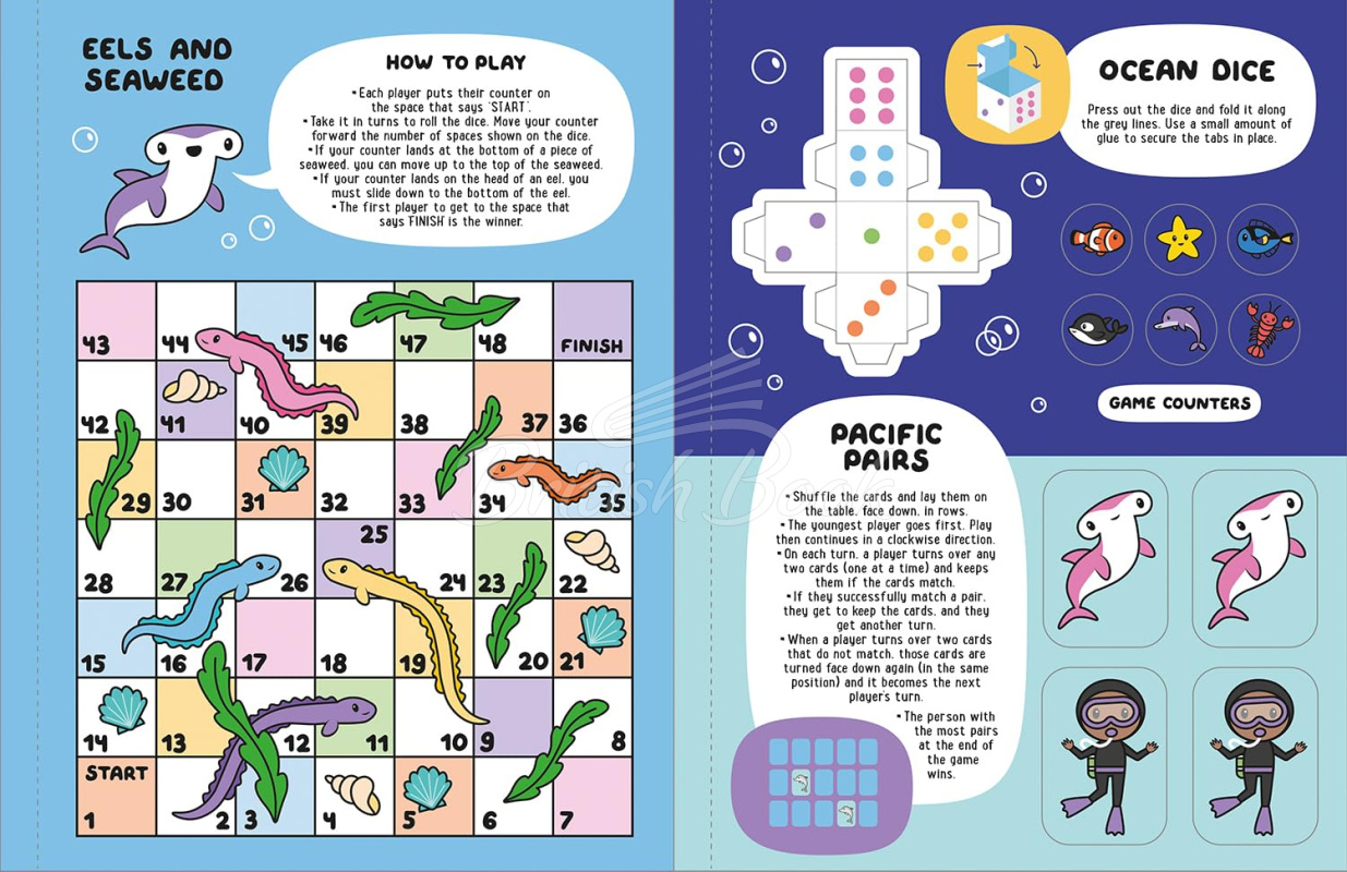 Книга Glow-in-the-Dark Ocean Sticker Activity изображение 1
