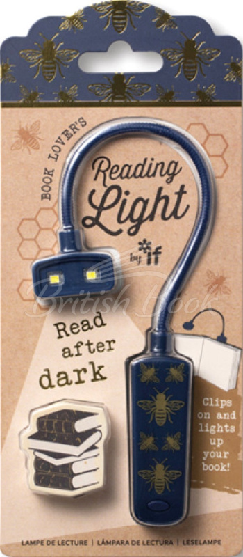 Ліхтарик для книжок Book Lover's Reading Light Bee зображення