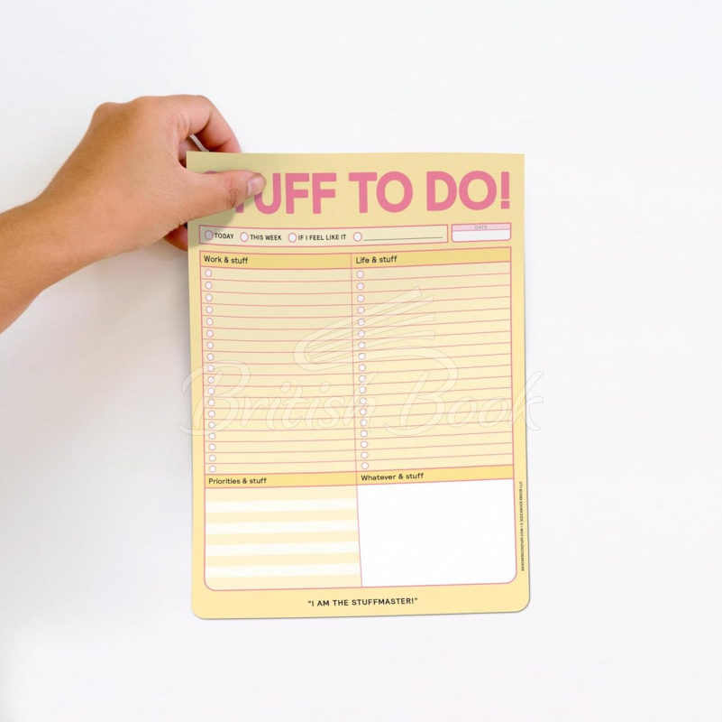 Бумага для заметок Stuff To Do! Big and Sticky Notepad изображение 3