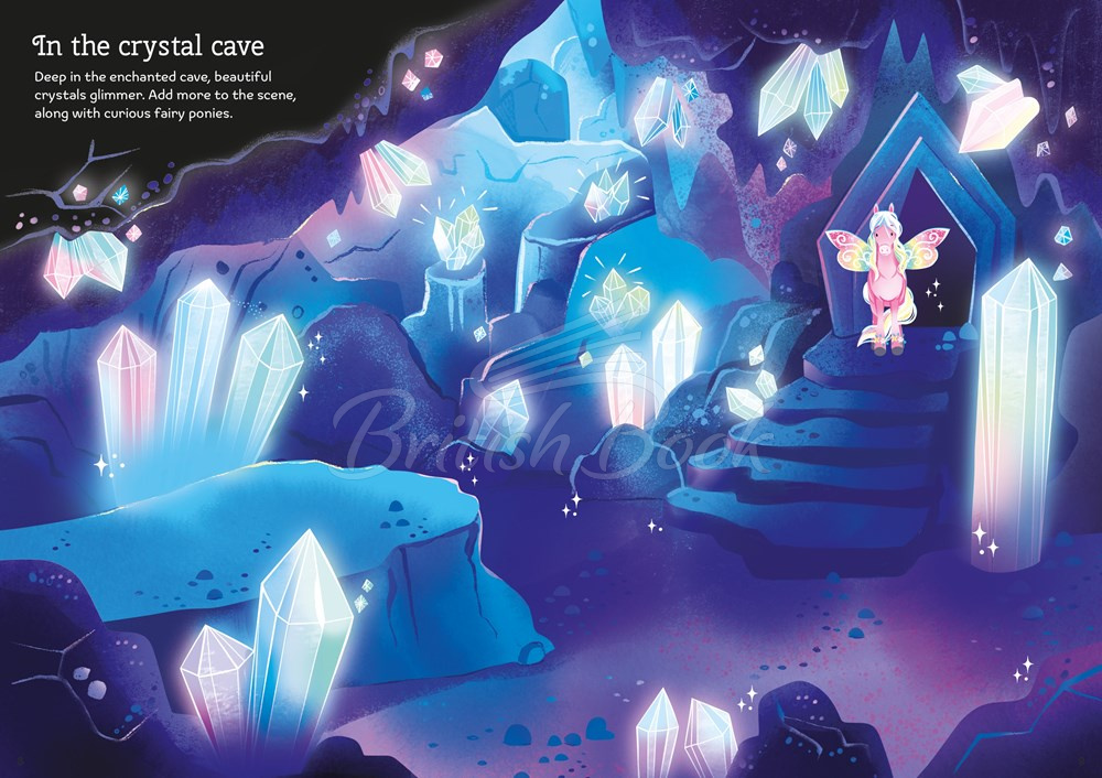 Книга Sparkly Fairy Ponies Sticker Book зображення 5