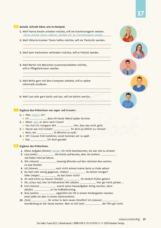 Рабочая тетрадь Ein Tolles Team A2.2 Arbeitsbuch mit interaktive Version изображение 12
