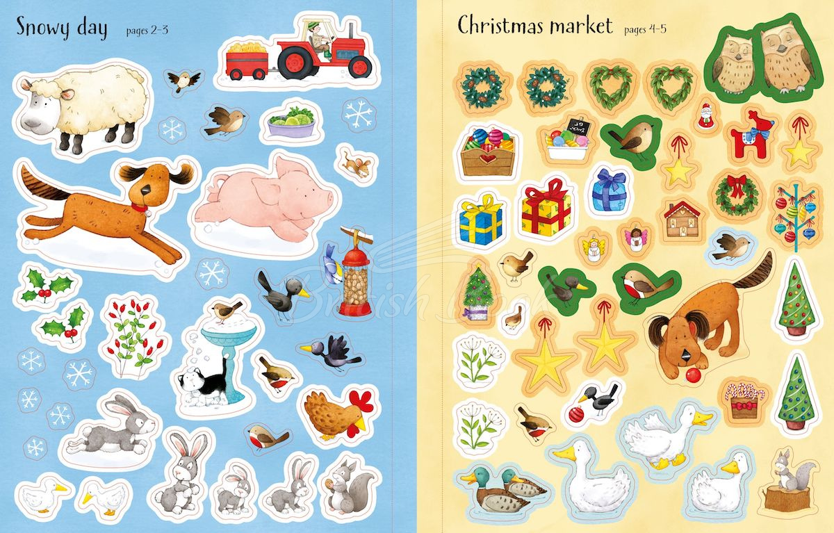 Книга Poppy and Sam's Christmas Sticker Book зображення 8