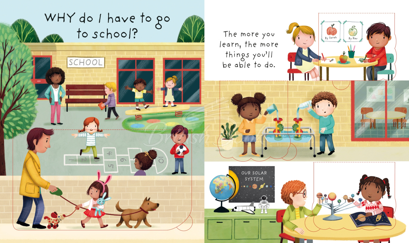 Книга Lift-the-Flap Very First Questions and Answers: Why Do I Have to Go to School? зображення 2