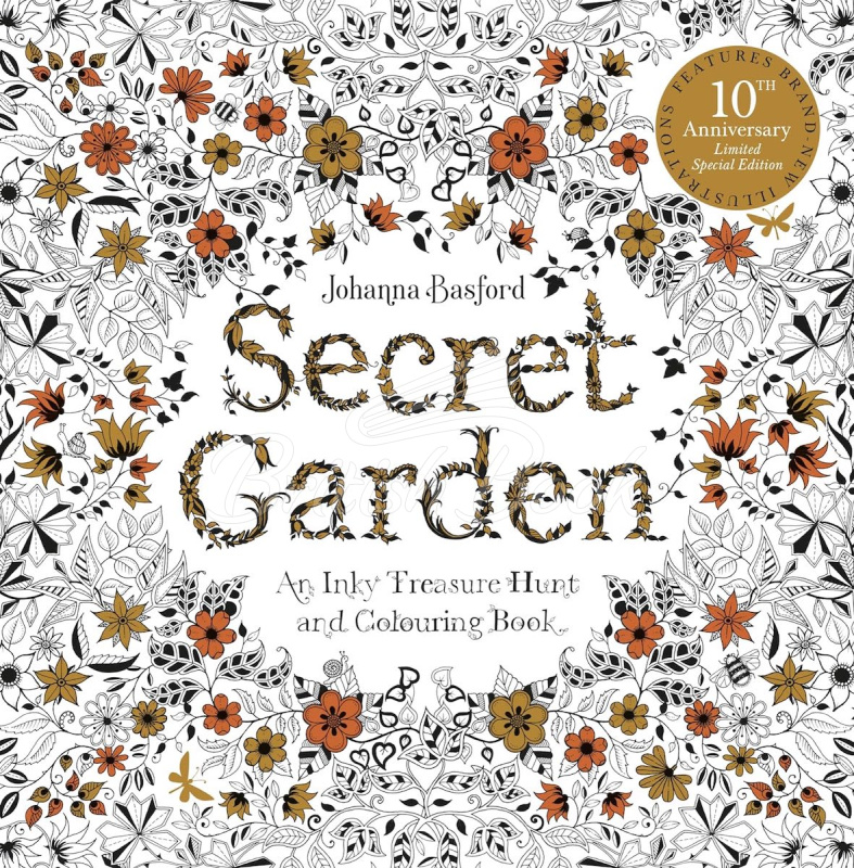 Книга Secret Garden: An Inky Treasure Hunt and Colouring Book (10th Anniversary Limited Special Edition) зображення