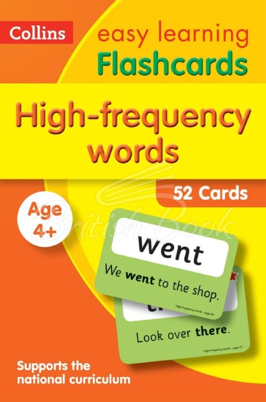 Картки Collins Easy Learning Preschool: High Frequency Words Flashcards зображення