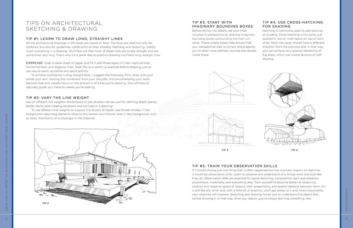 Книга Draw Like an Artist: 100 Buildings and Architectural Forms зображення 2