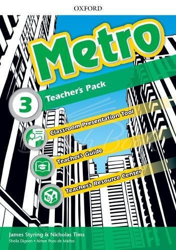 Книга для вчителя Metro 3 Teacher's Book зображення