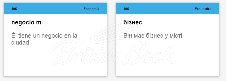 Картки Розмовна іспанська. Слова та фрази изображение 10