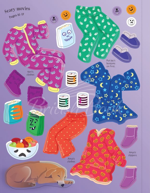 Книга Sticker Dolly Dressing: Halloween Party изображение 7