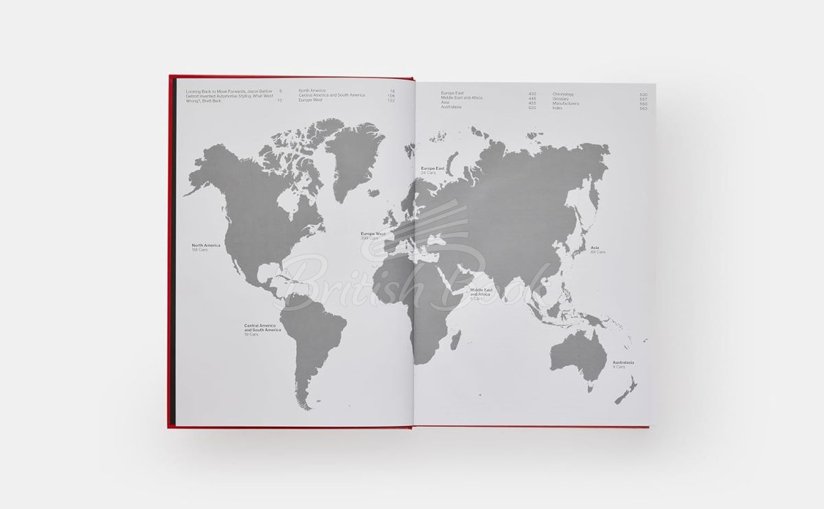 Книга The Atlas of Car Design (Rally Red Edition) зображення 2