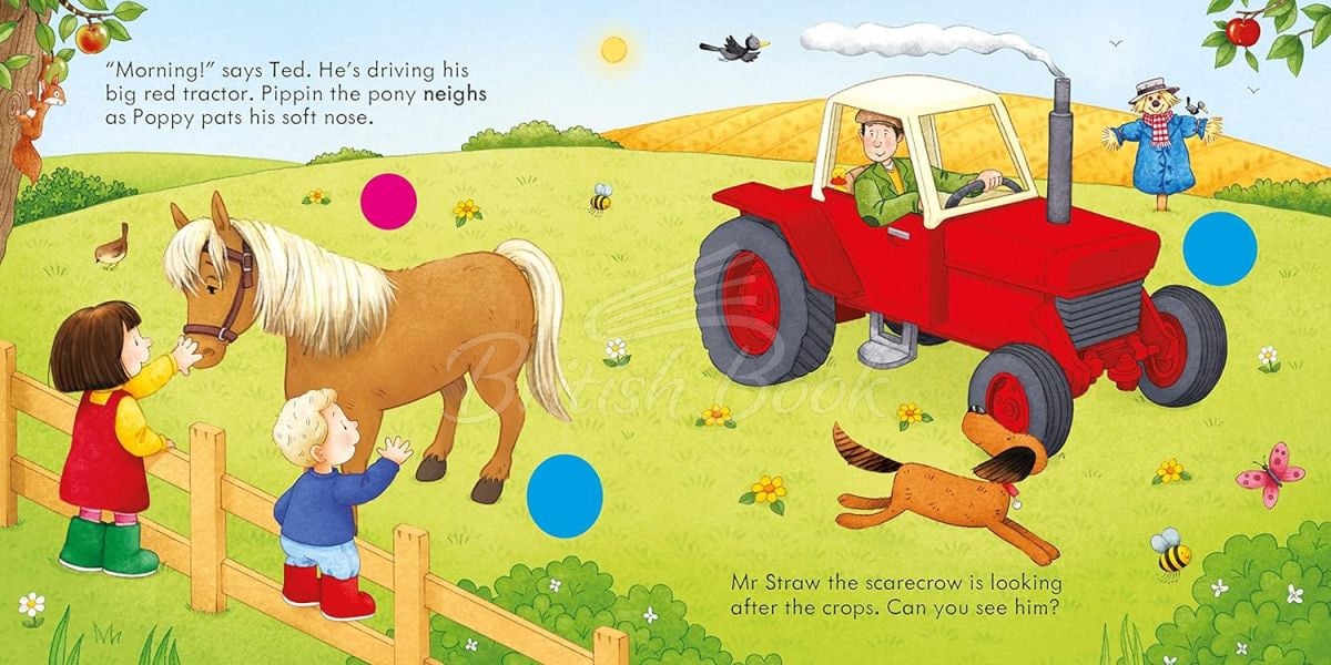 Книга Poppy and Sam's Farm Animal Sounds зображення 4