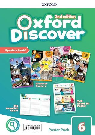 Набір плакатів Oxford Discover Second Edition 6 Poster Pack зображення