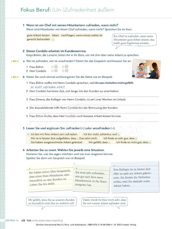 Учебник и рабочая тетрадь Schritte international Neu 6 Kurs- und Arbeitsbuch mit Audios online изображение 11