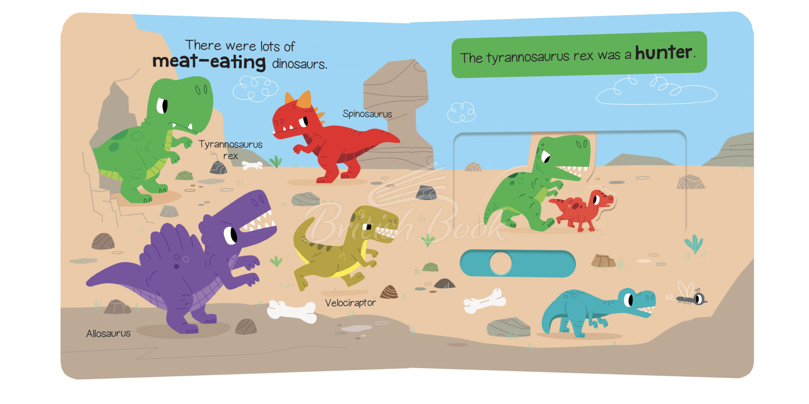 Книга My First Animated Board Book: Dinosaurs зображення 2