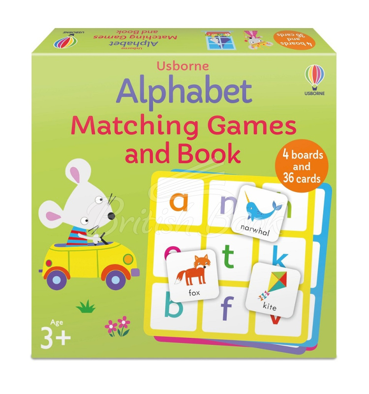 Настольная игра Alphabet Matching Games and Book изображение 1
