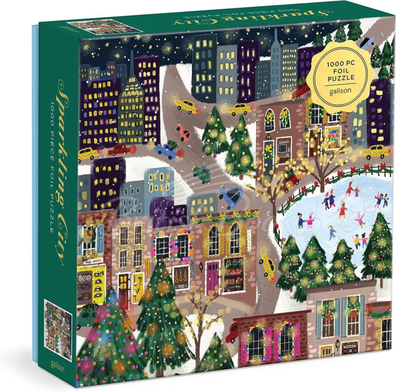 Пазл Joy Laforme Sparkling City 1000 Piece Foil Puzzle зображення