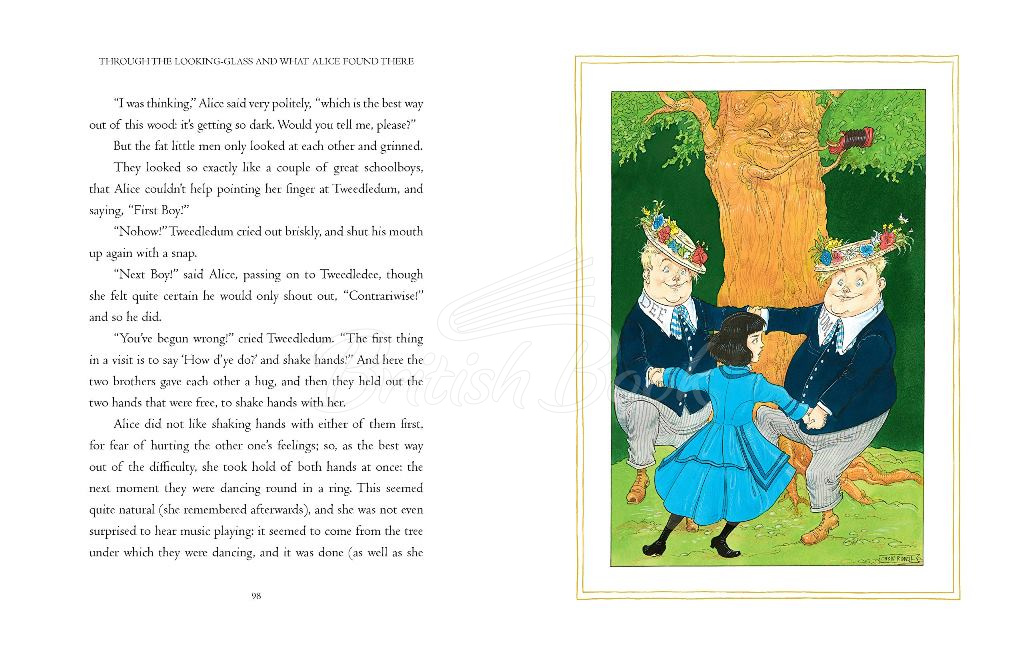 Книга Through the Looking-Glass and What Alice Found There (Illustrated by Chris Riddell) зображення 2