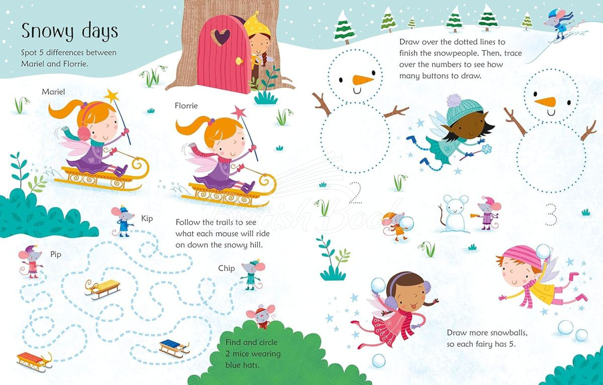Книга Wipe-Clean Fairy Activities зображення 2