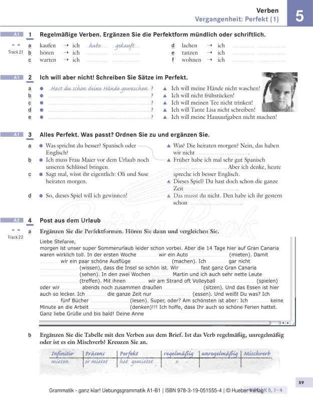 Книга Grammatik – ganz klar! Übungsgrammatik A1-B1 mit Hörübungen als MP3-Download зображення 2