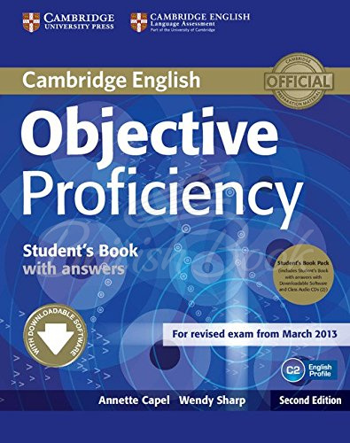 Учебник Objective Proficiency Second Edition Student's Book with answers, Downloadable Software and Class Audio CDs изображение
