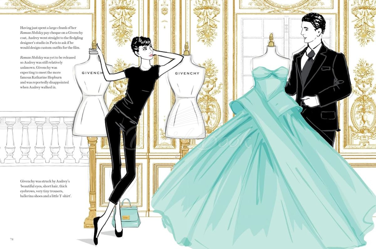 Книга Audrey Hepburn: The Illustrated World of a Fashion Icon изображение 7