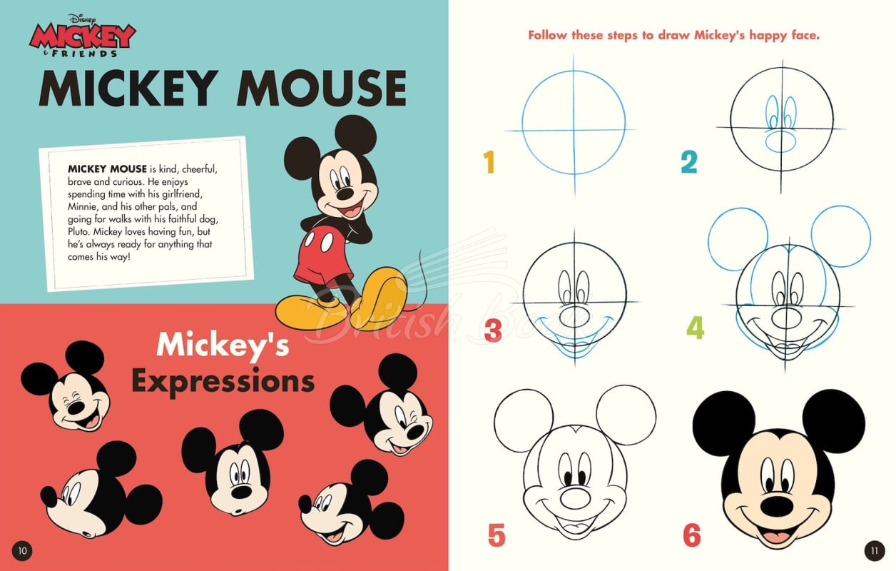 Книга Disney: How to Draw Favourite Characters зображення 1