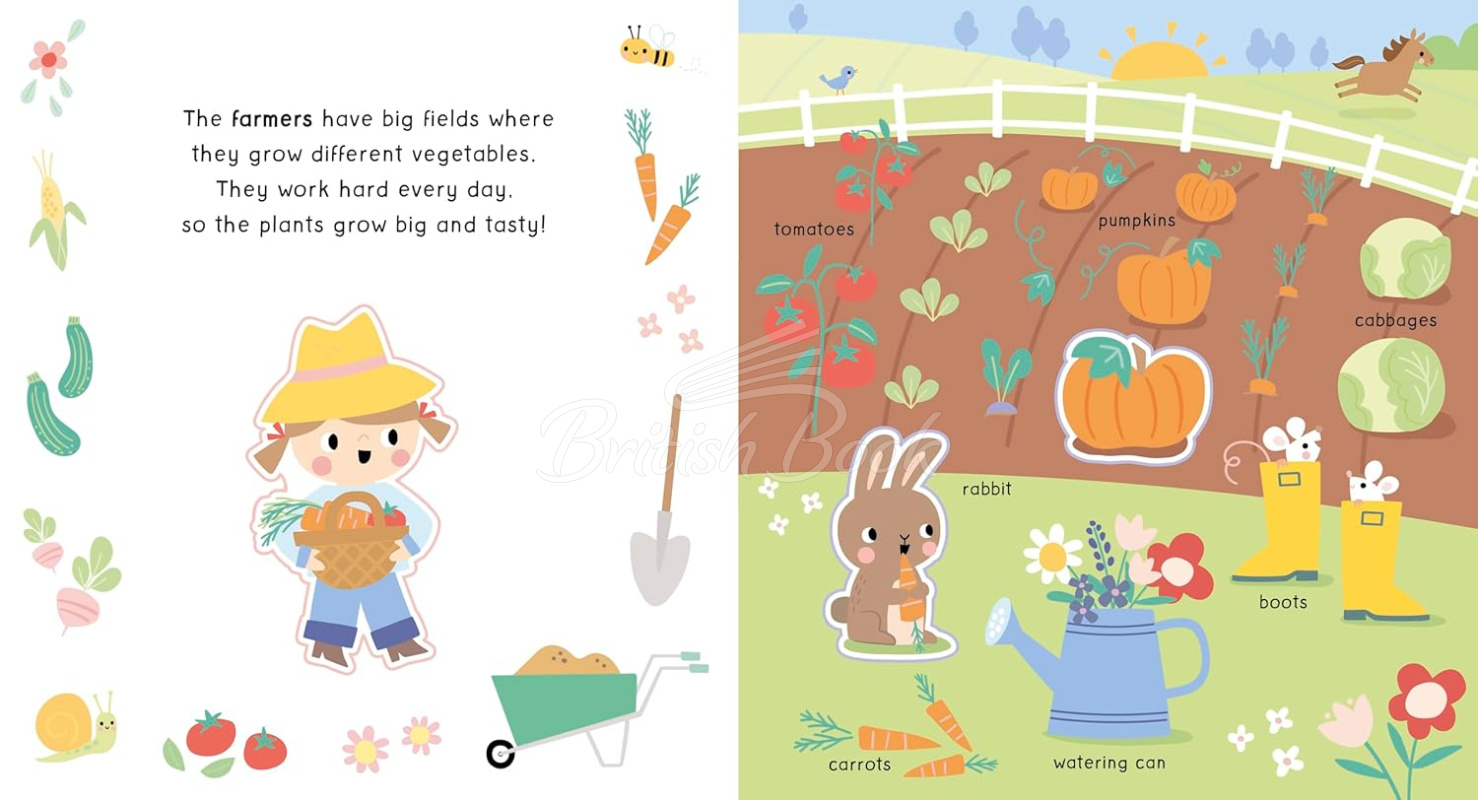  My First Felt Sticker Book: On the Farm  изображение 2