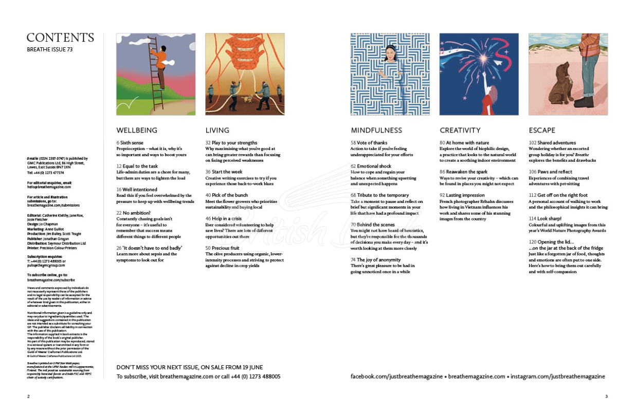 Журнал Breathe Magazine Issue 73 зображення 1
