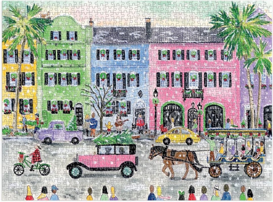 Пазл Michael Storrings Christmas in Charleston 1000 Piece Puzzle зображення 1
