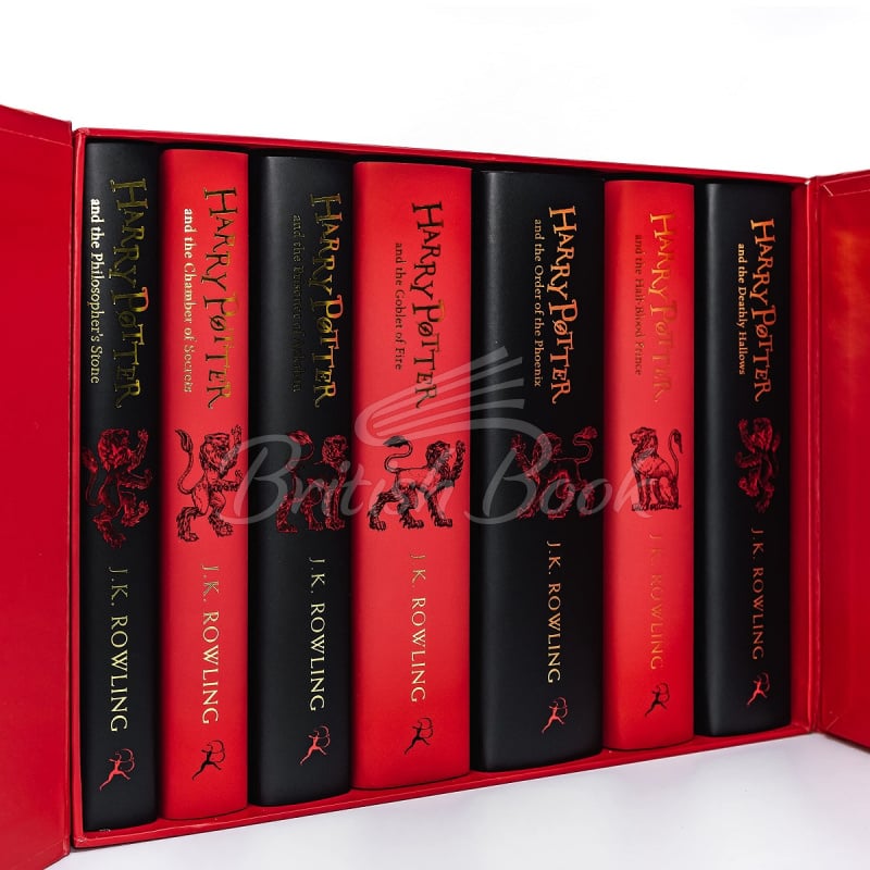 Набір книжок Harry Potter House Editions Gryffindor Hardback Box Set зображення 5