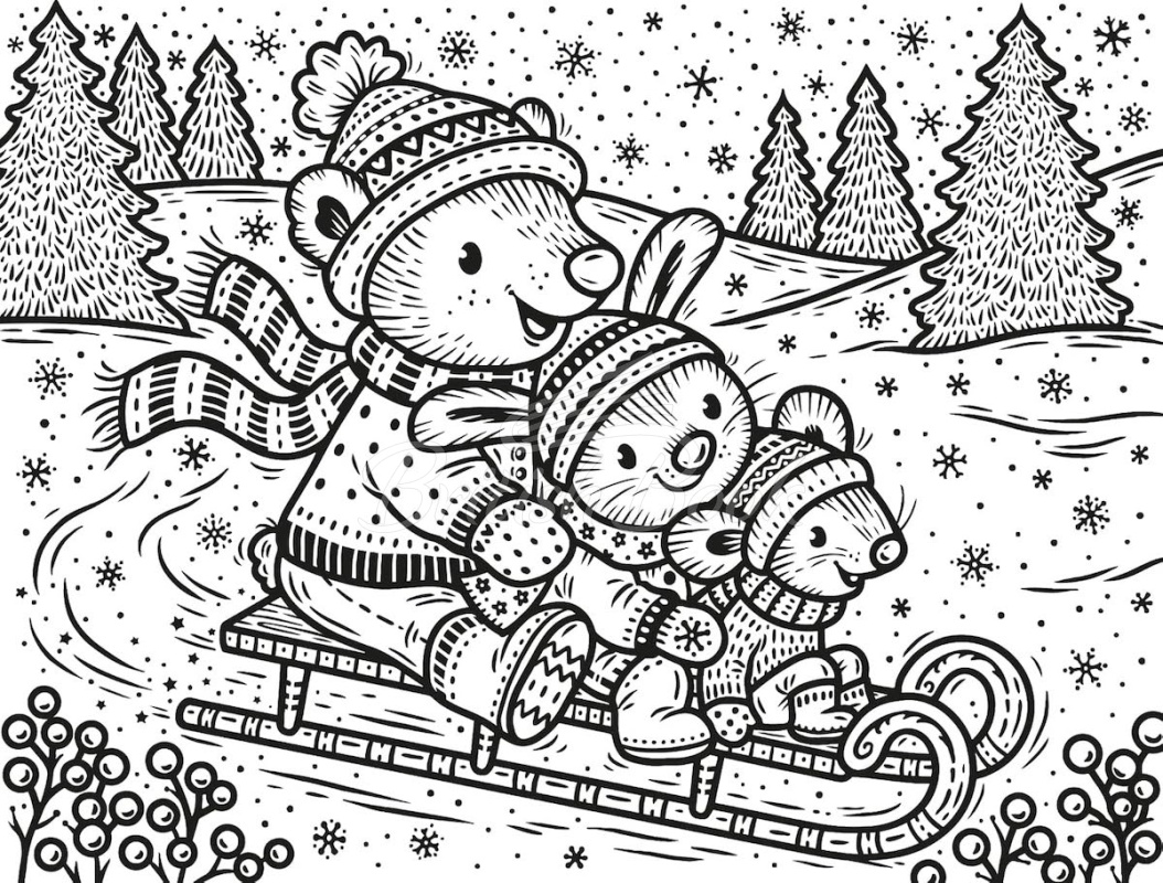 Картки Magic Painting Christmas Cards зображення 3