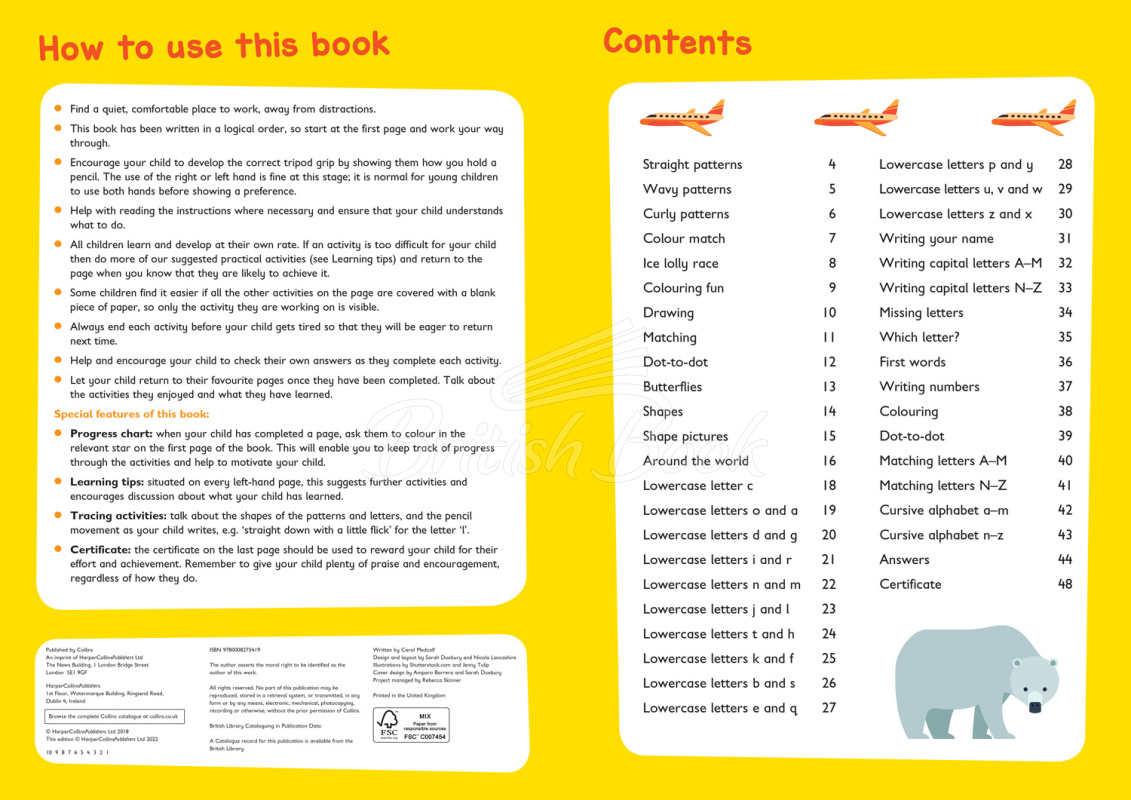 Книга Collins Easy Learning Preschool: Writing Bumper Book (Ages 3-5) зображення 1