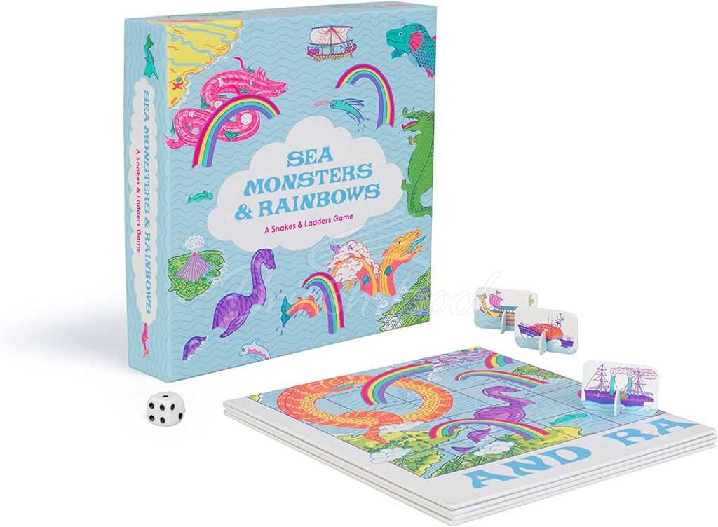 Настольная игра Sea Monsters and Rainbows: A Snakes and Ladders Game изображение 5
