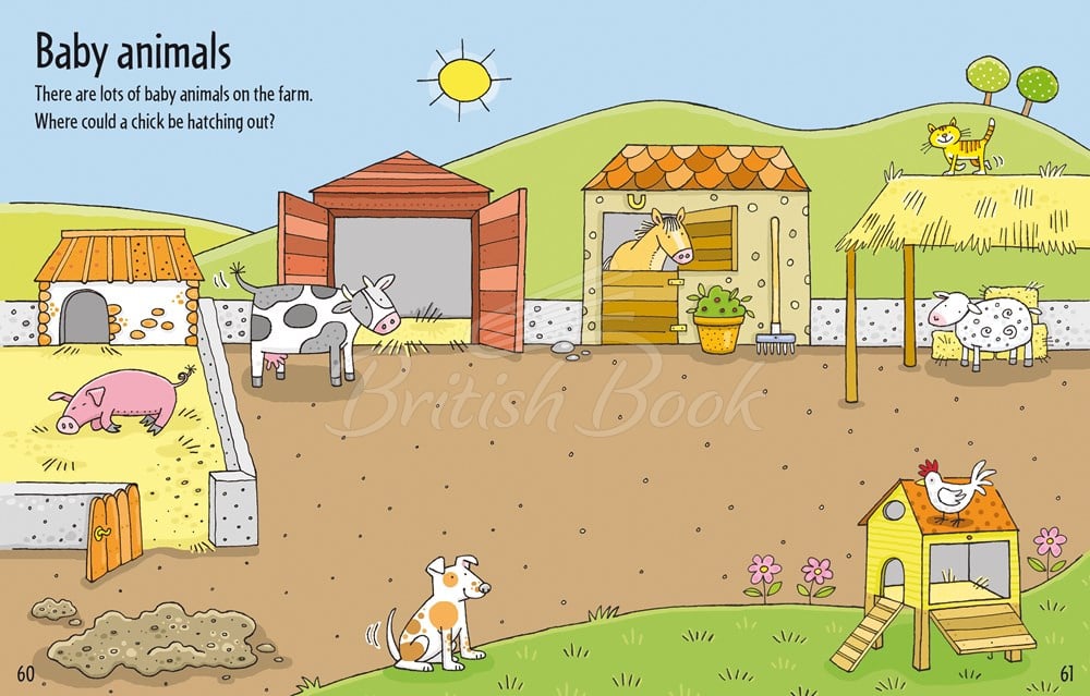 Книга Big Sticker Book of Animals зображення 3