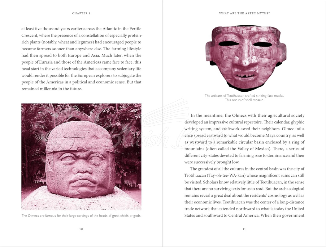 Книга The Aztec Myths: A Guide to the Ancient Stories and Legends изображение 3